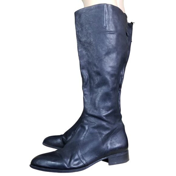 NINE WEST Women's Nicolah-Wide Leather Winter Boot size 11 - Picture 7 of 14